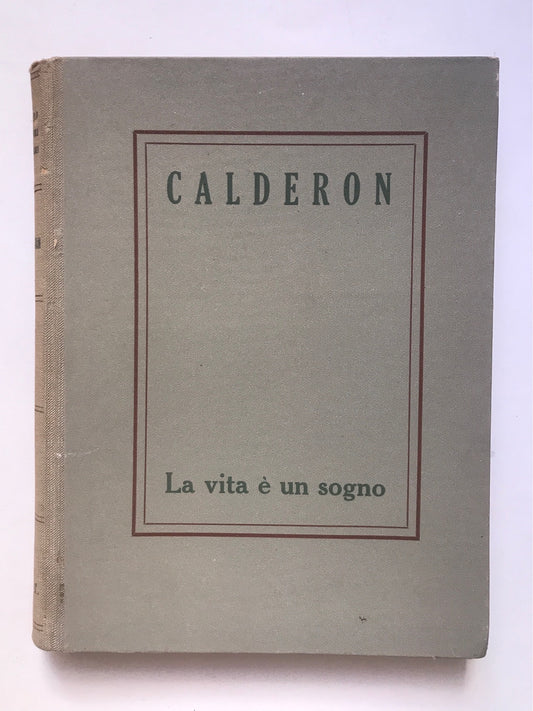 La vita è un sogno - Il principe costante - copertina