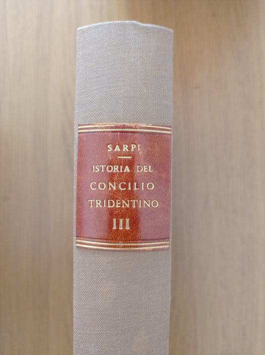 Istoria del Concilio Tridentino - copertina