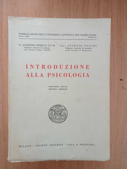 Introduzione alla psicologia - copertina