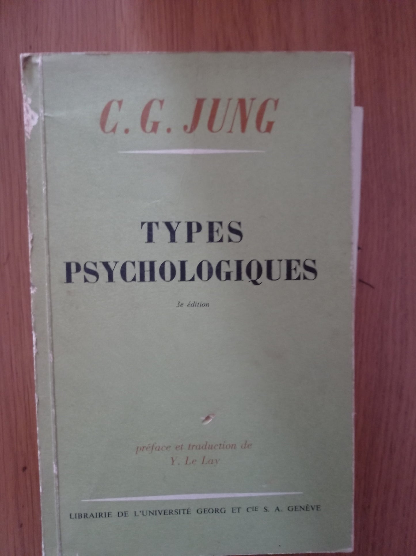 Types Psychologiques - copertina
