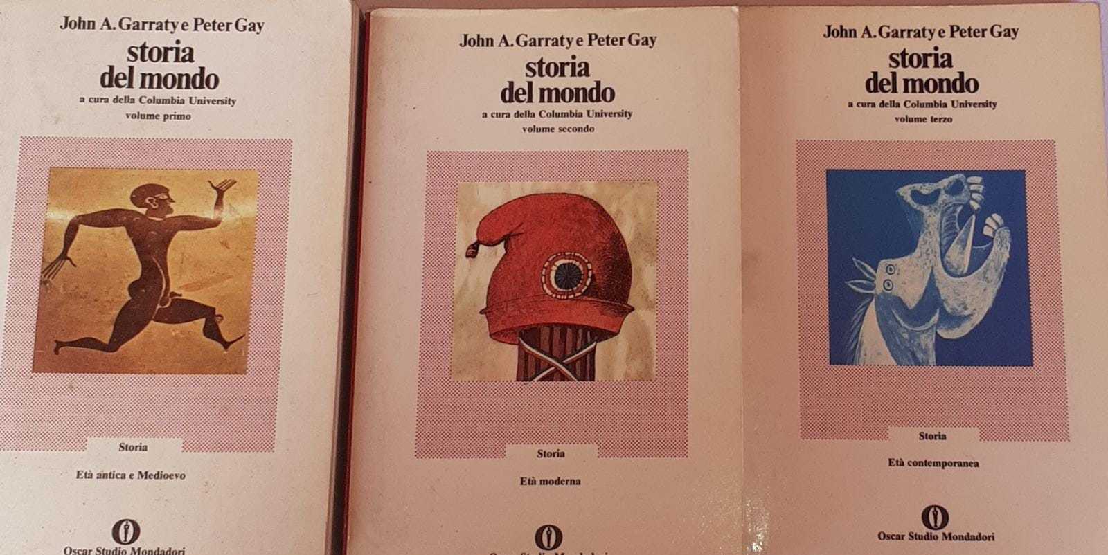 Storia del mondo a cura della Columbia University. Volume I II III - copertina