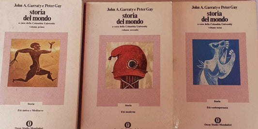 Storia del mondo a cura della Columbia University. Volume I II III - copertina