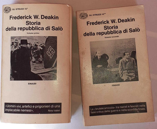 Storia della repubblica di Salo'. Volume I II - copertina