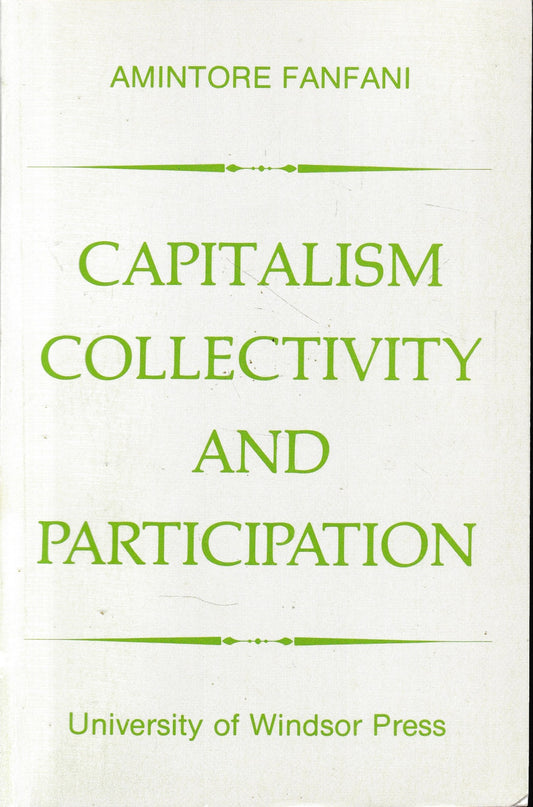 Capitalism, collectivity, and participation - copertina