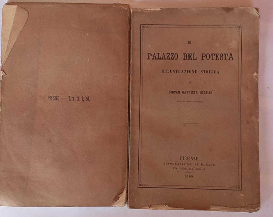Il palazzo del potesta' illustrazione storica - copertina