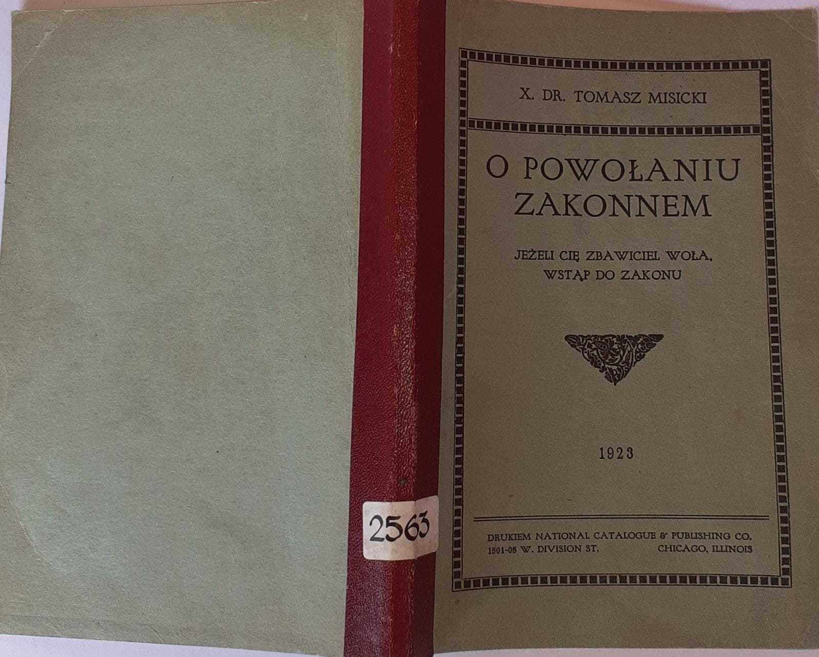 O powolaniu zakonnem. Jezeli cie Zbawiciel wola, wstap do zakonu - copertina