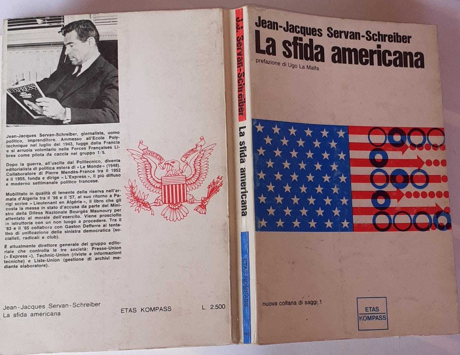 La sfida americana. Prefazione di Ugo La Malfa - copertina