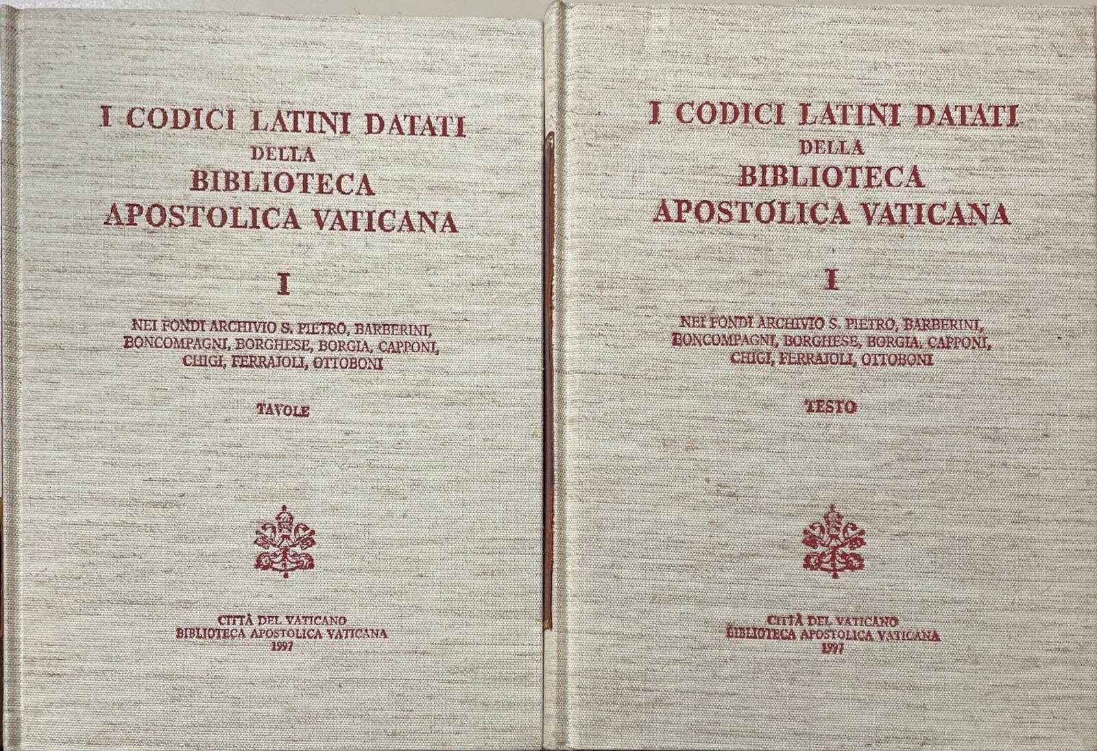 Nei fondi archivio S. Pietro, Barberini, Boncompagni, Borghese, Borgia, Capponi, Chigi, Ferrajoli, Ottoboni. Testo e tavole (Vol. 1) - copertina