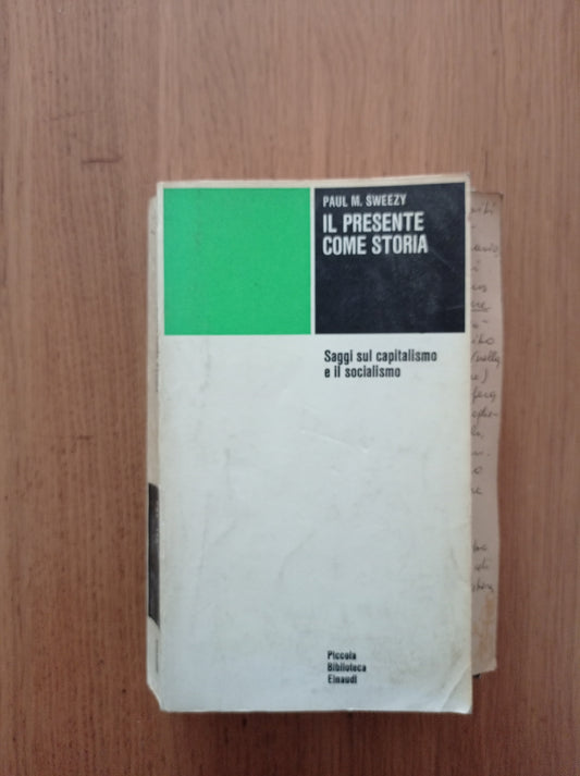 Il presente come storia - copertina
