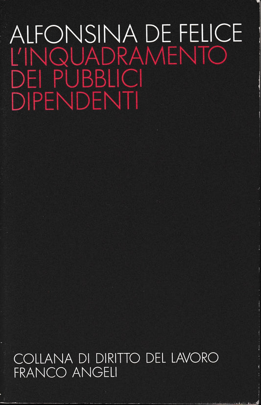 L' inquadramento dei pubblici dipendenti - copertina
