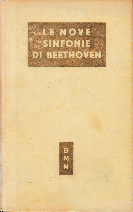 Le nove sinfonie di Beethoven - copertina