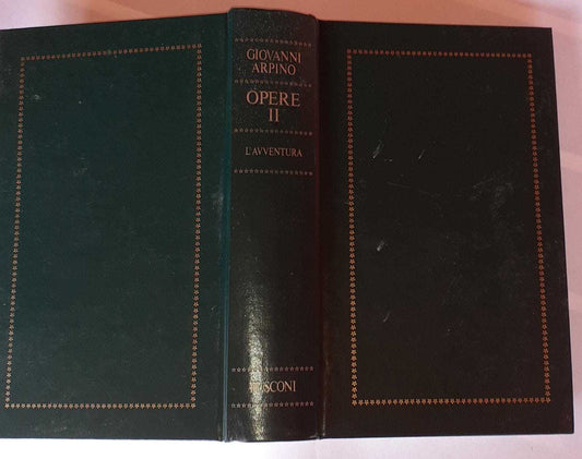 Opere. Volume II. L'Avventura a cura di Massimo Romano - copertina