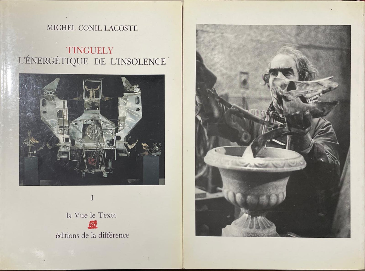 Tinguely: Lenerg?tique de linsolence (Vue le texte), vol. 1-2 - copertina