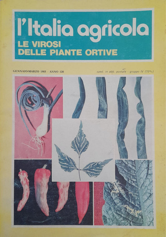 L'Italia agricola. Le virosi delle piante ortive (gennaio-marzo 1983) - copertina