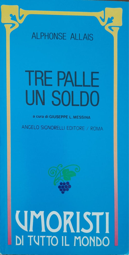 Tre palle un soldo - copertina