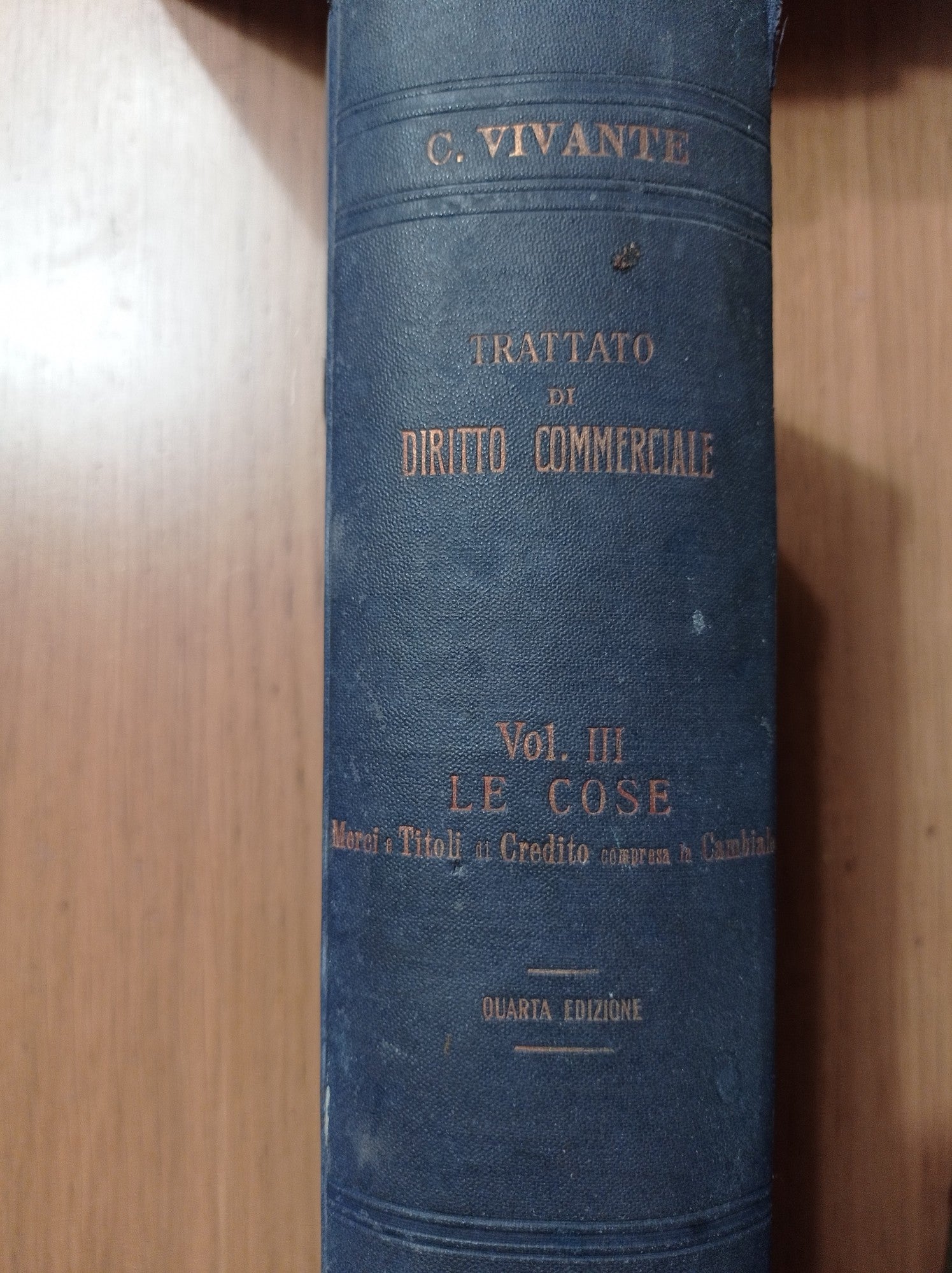 Trattato di diritto commerciale vol. III - copertina