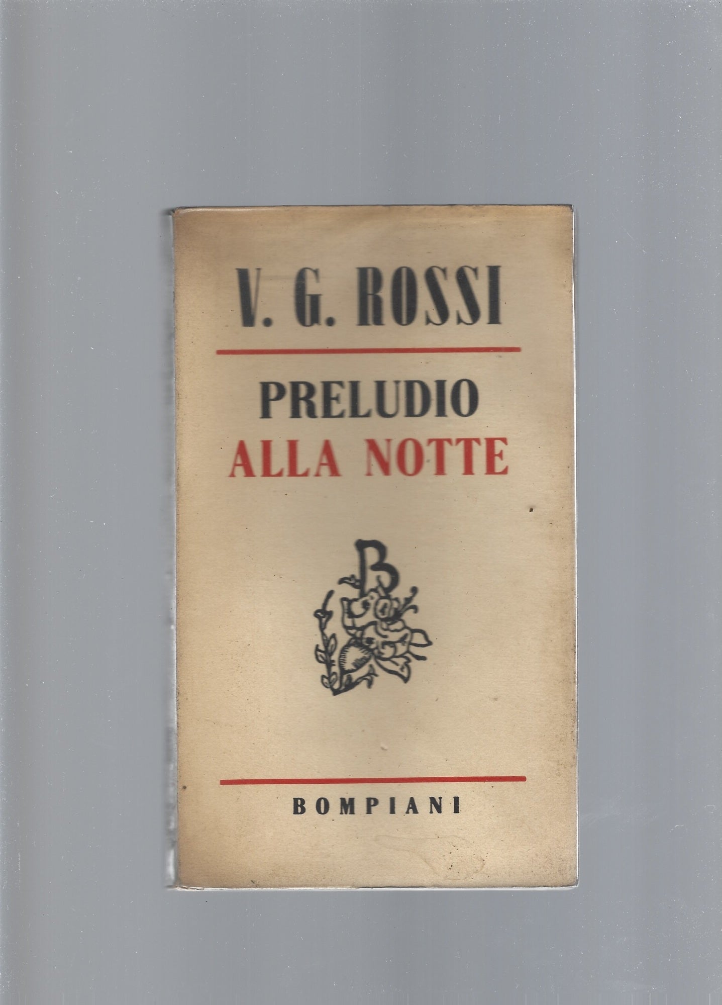 Preludio alla notte - copertina