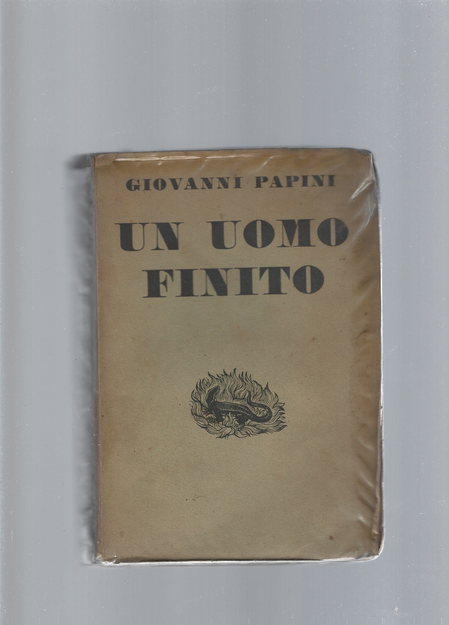 Un uomo finito - copertina