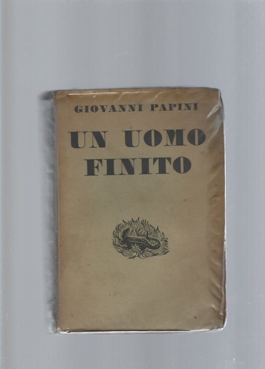 Un uomo finito - copertina