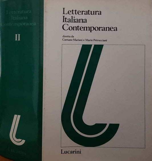 Letteratura Italiana contemporanea - copertina