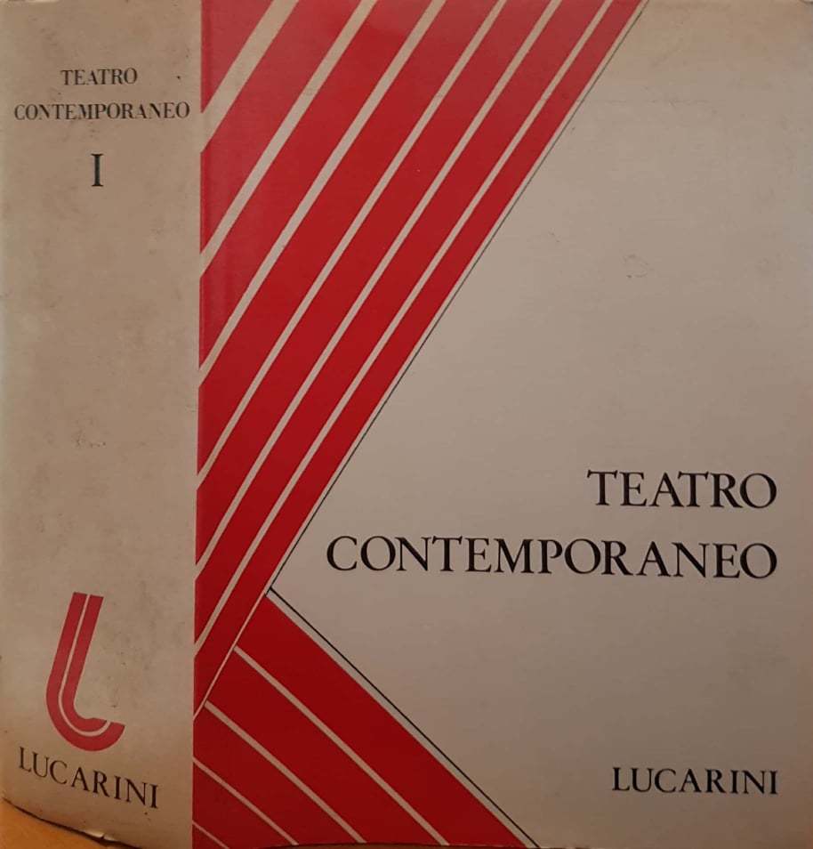 Teatro contemporaneo (Volume 1) - copertina