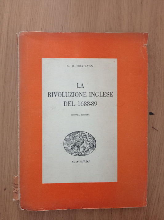 La rivoluzione inglese del 1688 - 89 - copertina