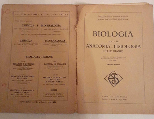 Biologia parte III. Anatomia e fisiologia delle piante - copertina