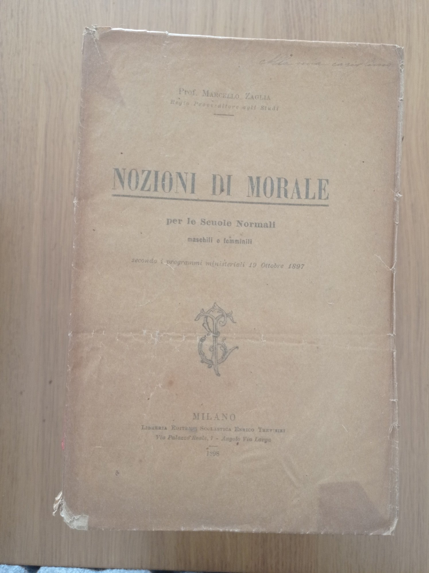 Nozioni di morale - copertina