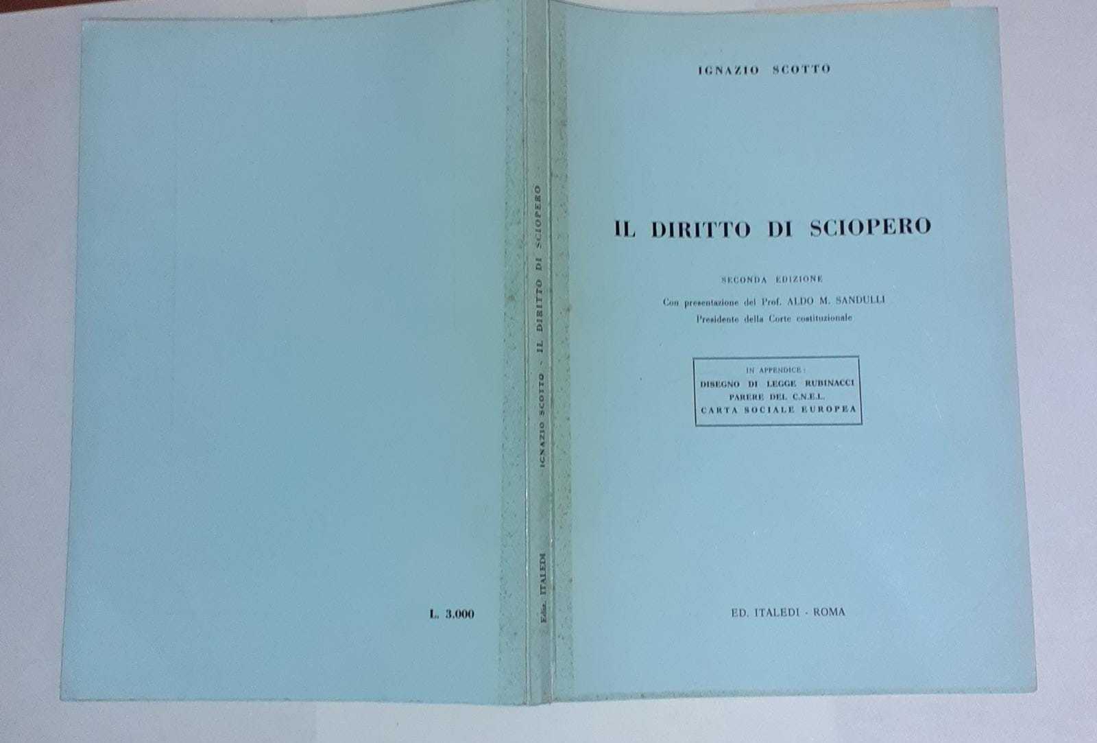 Il diritto di sciopero - copertina