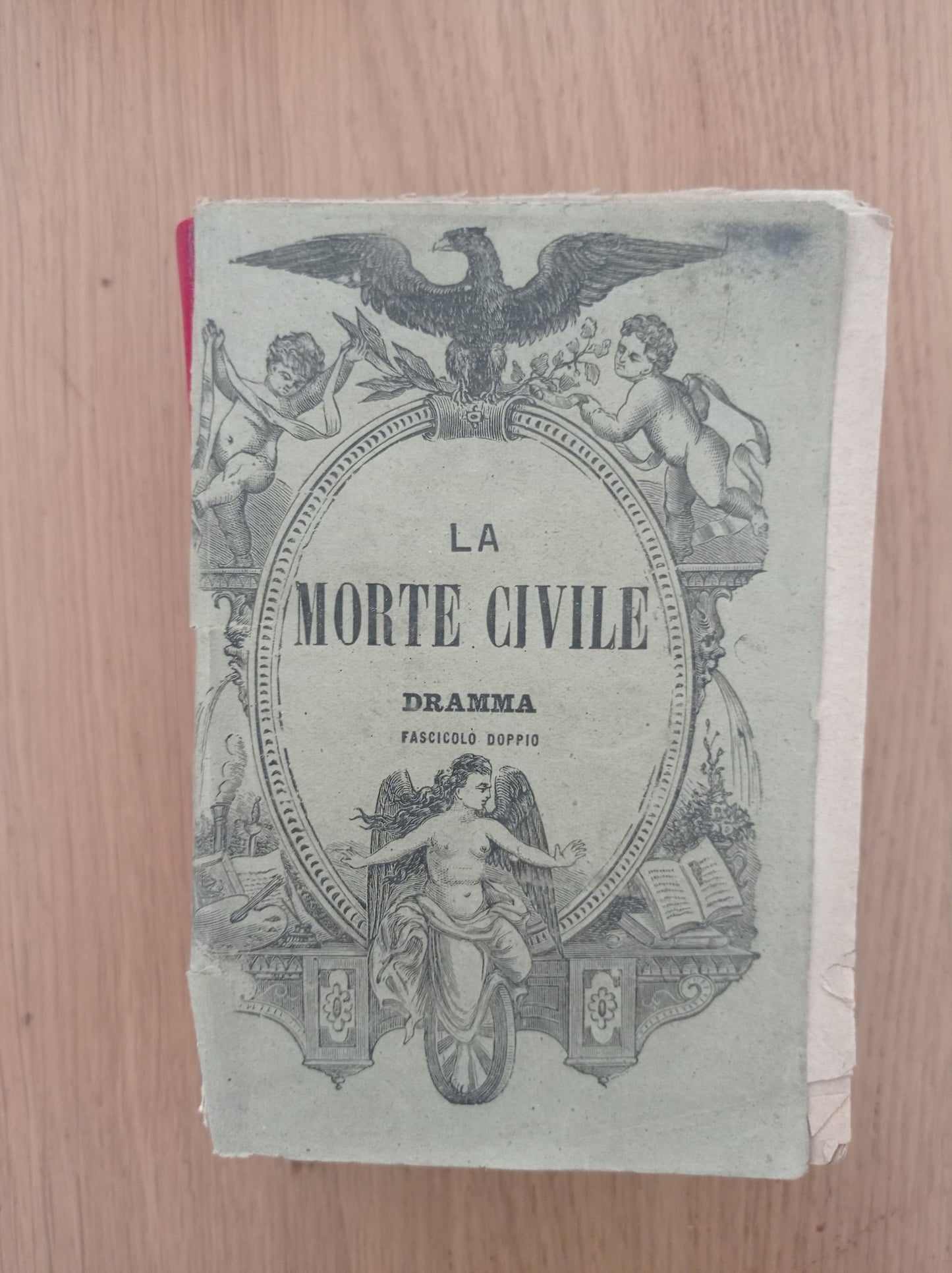 La morte civile dramma in cinque atti - copertina