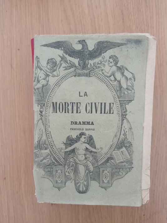 La morte civile dramma in cinque atti - copertina
