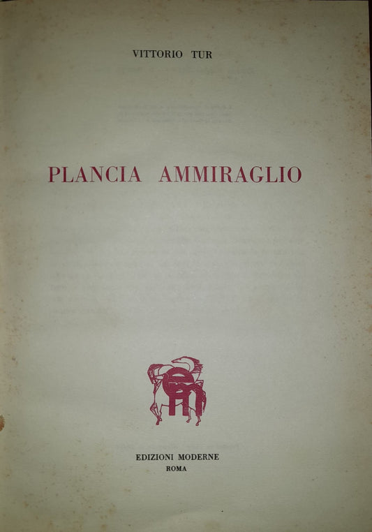 Plancia ammiraglio - copertina