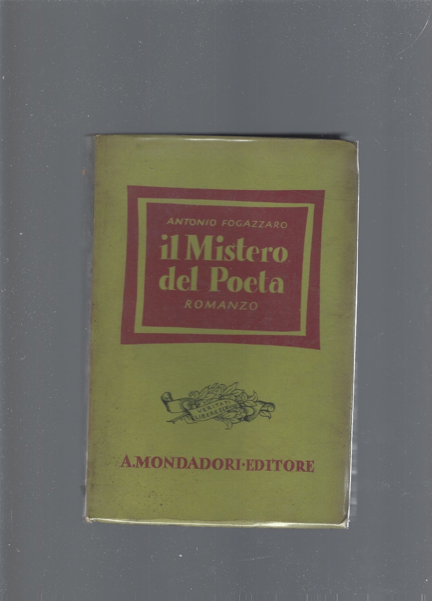 Il mistero del poeta - copertina