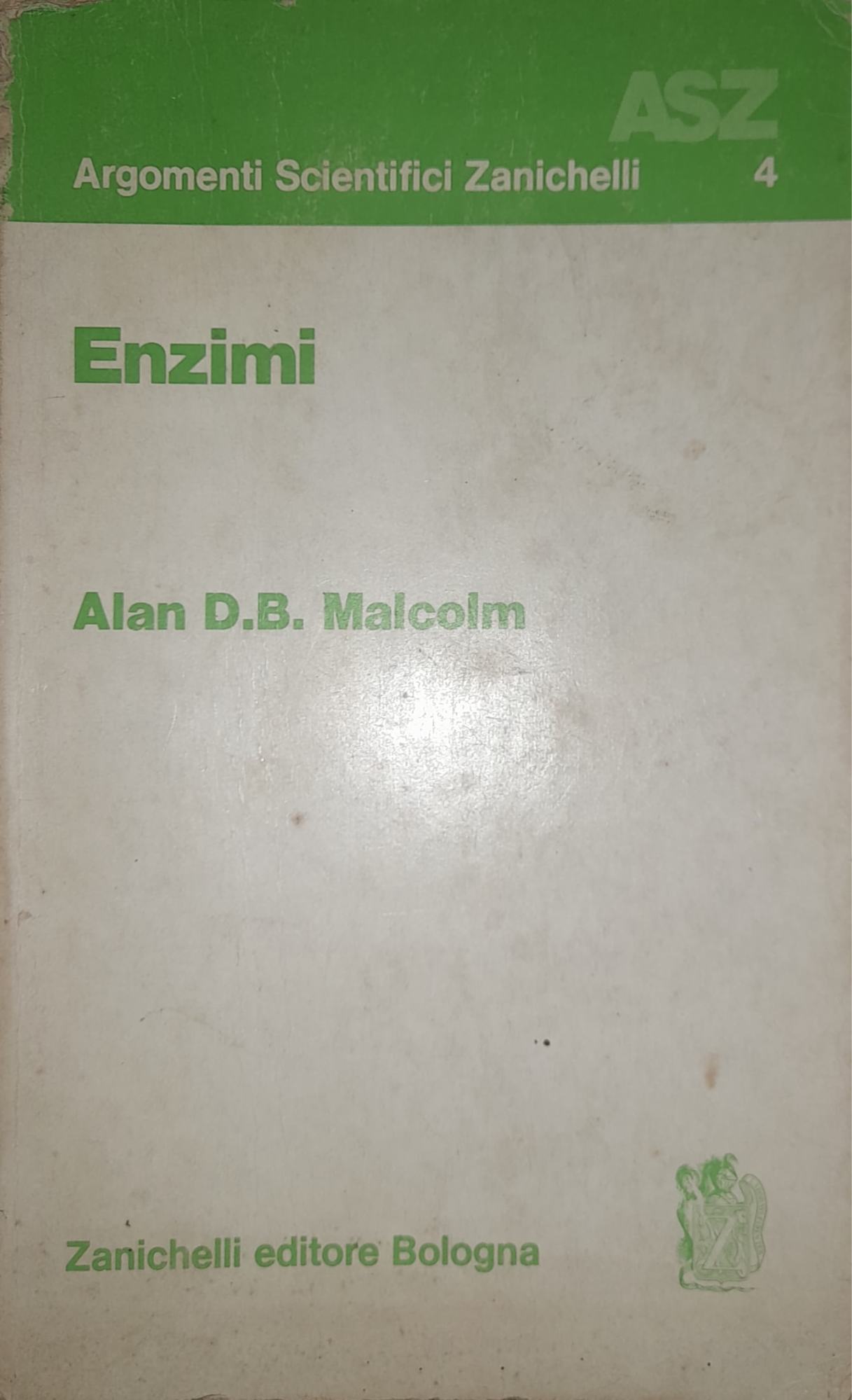 Enzimi. Introduzione alla catalisi biologica - copertina