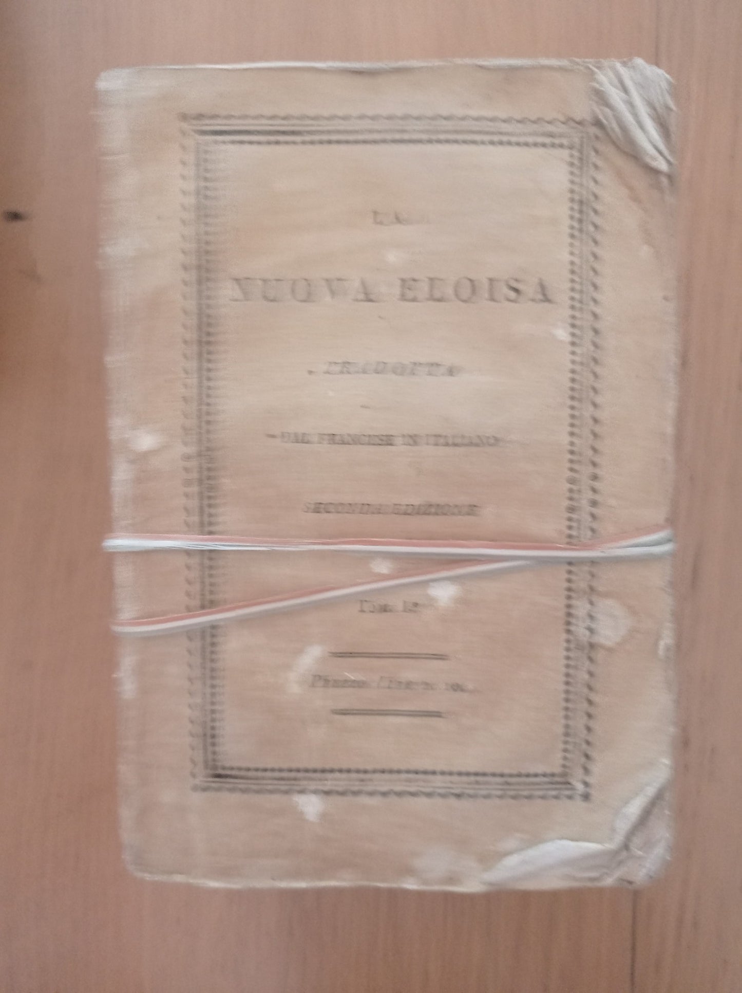 La nuova Eloisa quattro tomi - copertina