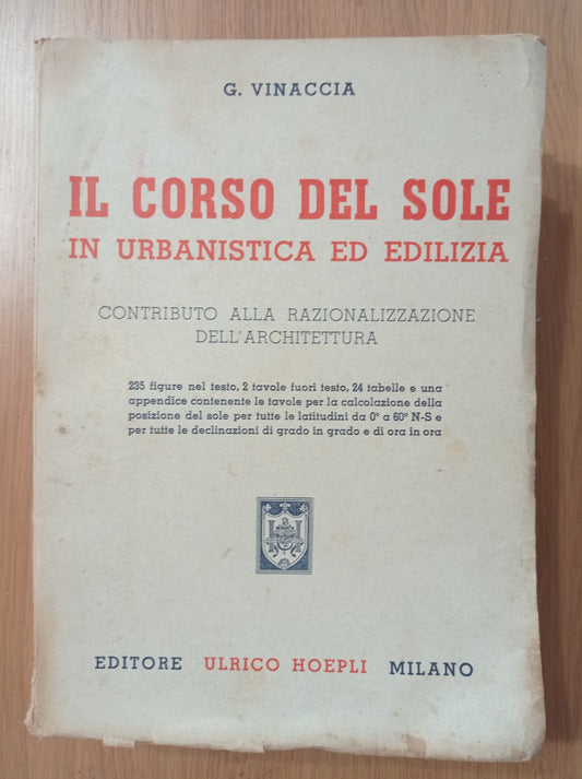 Il corso del Sole in urbanistica ed edilizia - copertina