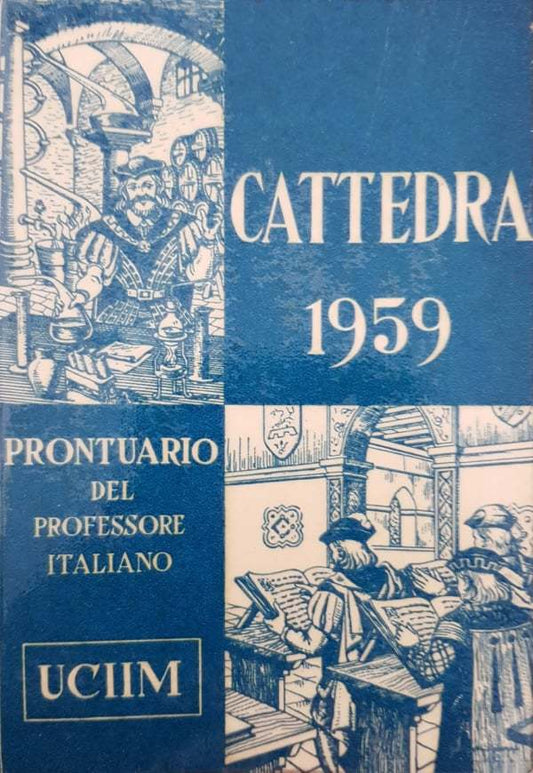 Cattedra, prontuario del professore italiano 1959 - copertina
