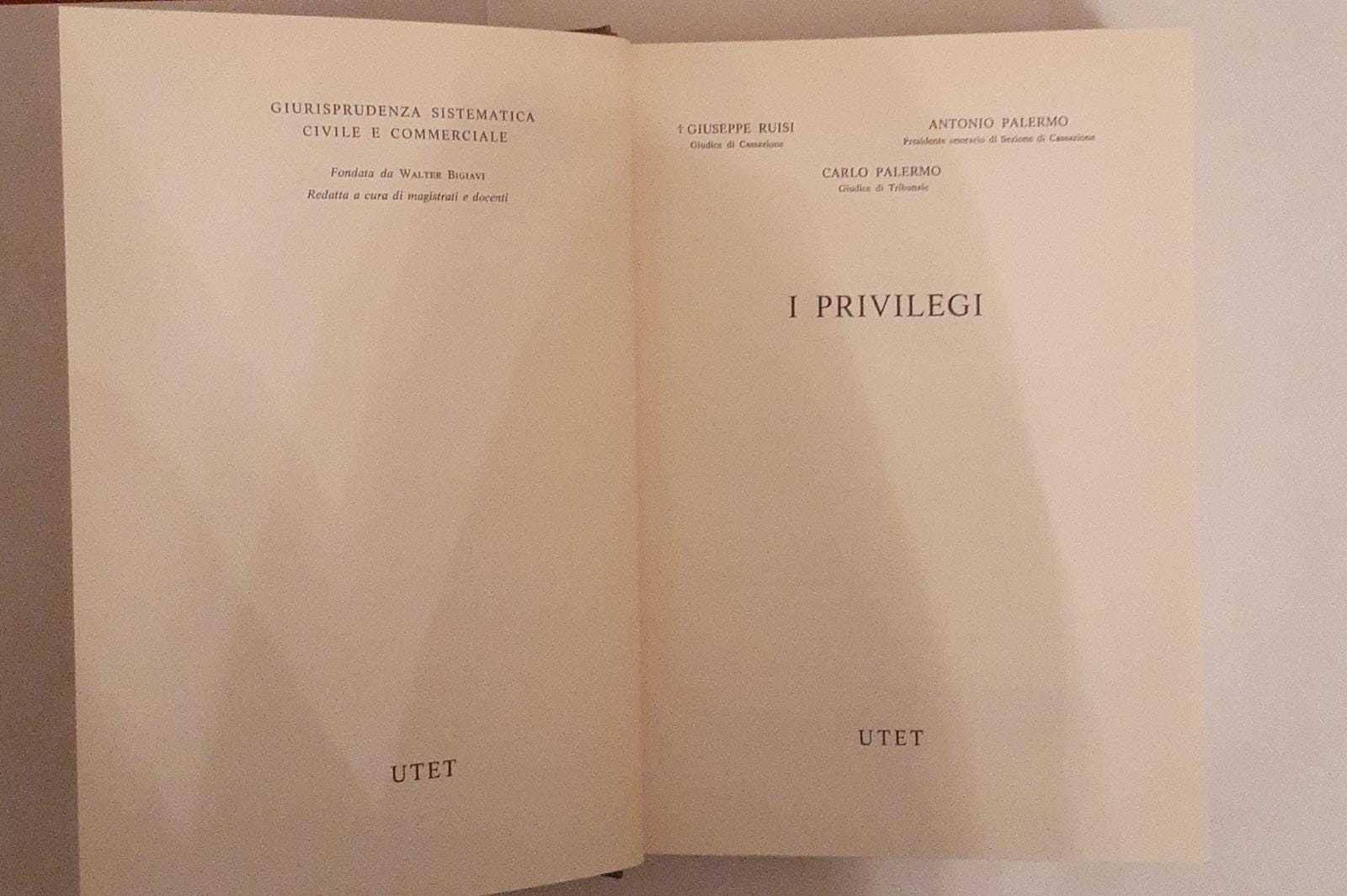 I privilegi - copertina