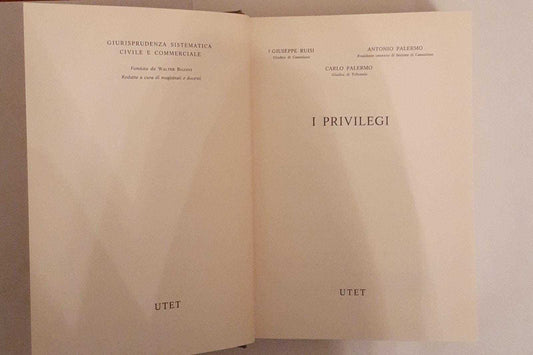 I privilegi - copertina