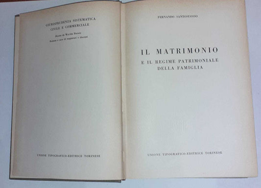Il matrimonio e il regime patrimoniale della famiglia - copertina