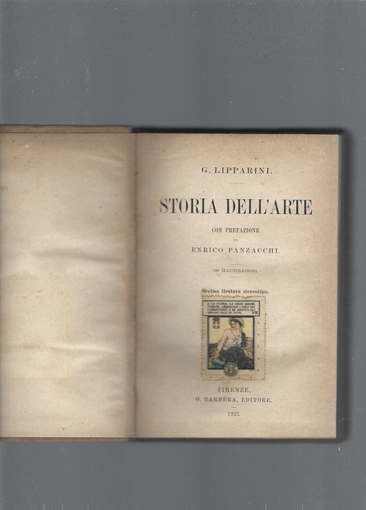 Storia dell'arte - copertina