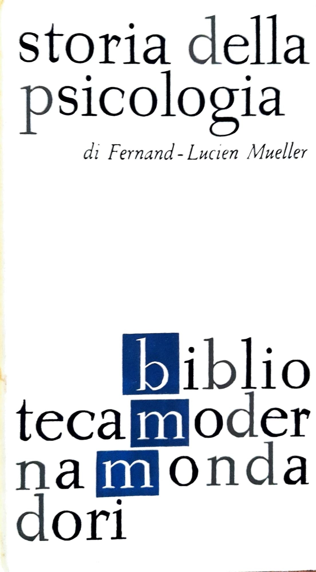Storia della psicologia - copertina