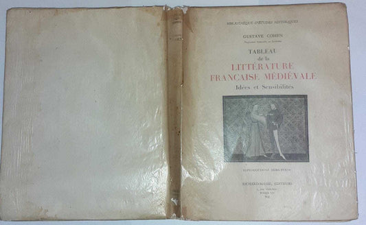 Tableau de la litterature francaise medievale. Idees et sensibilites - copertina