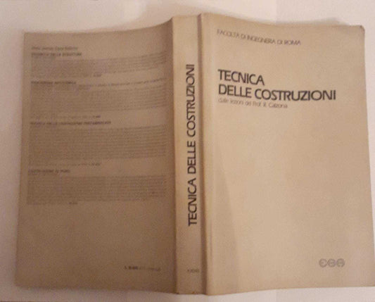 Tecnica delle costruzioni - copertina
