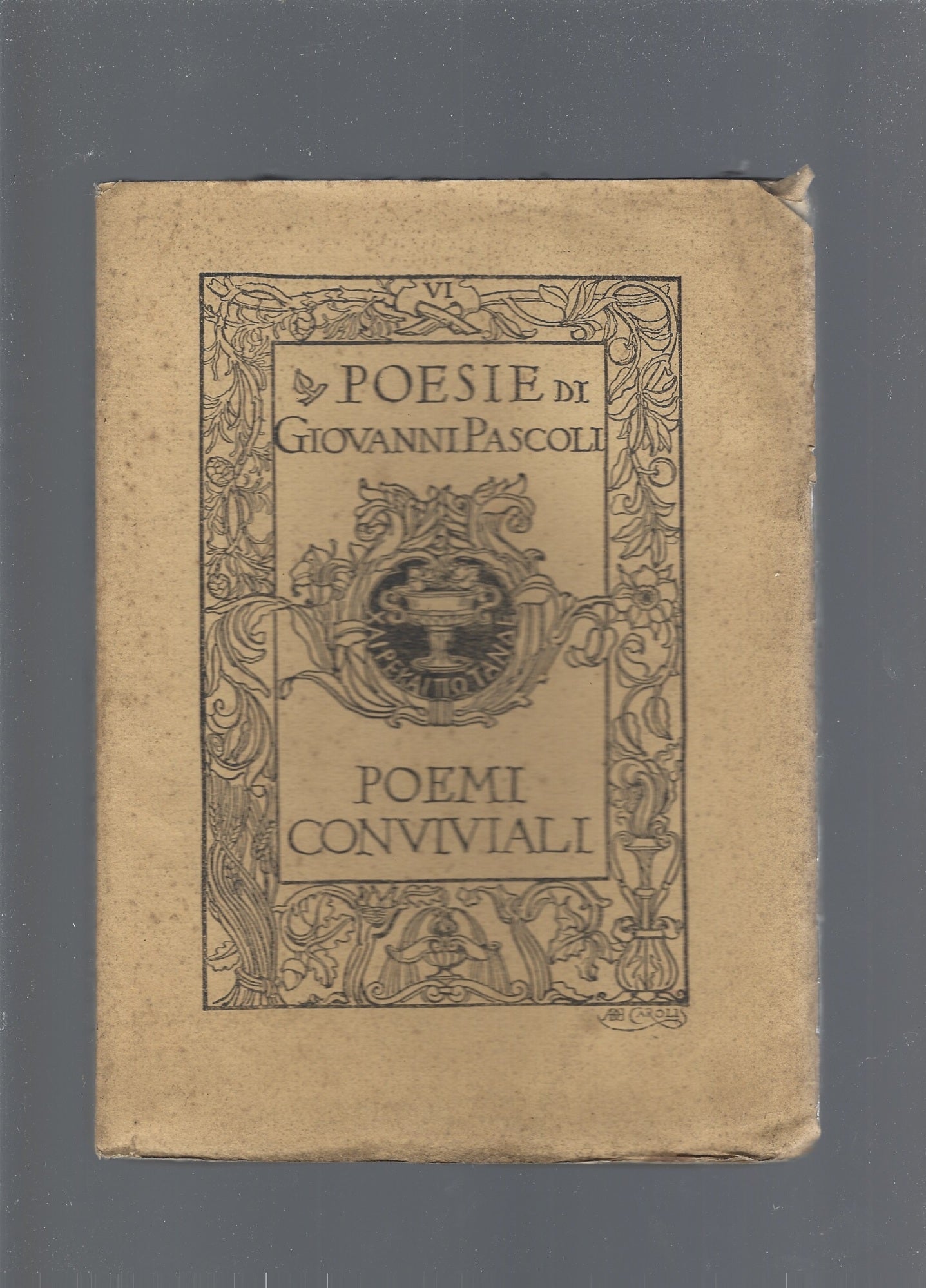 Poemi conviviali - copertina