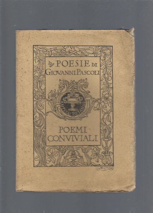 Poemi conviviali - copertina