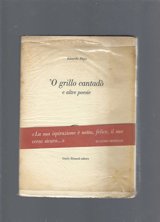 O grillo cantadò - copertina