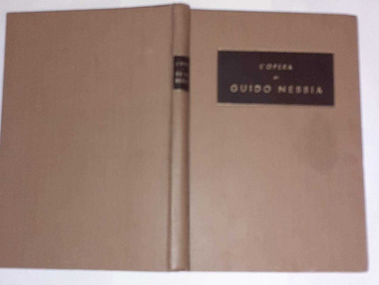 L'Opera di Guido Nebbia - copertina