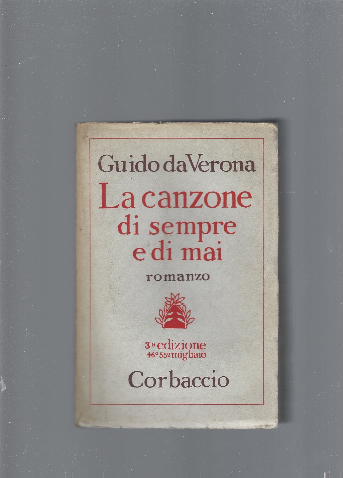 La canzone di sempre e di mai - copertina