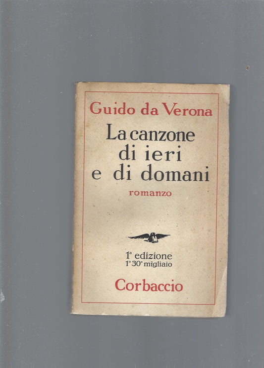 La canzone di ieri e di domani - copertina